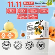 [Promote] Nature's Key Loquat & Pir Gummies Melegakan Kerongkong mengandungi ekstrak pelbagai herba 