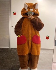 redPanda   小熊貓 珊瑚絨睡袍 cosplay 毛毛睡衣[需予訂]