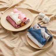 5 Pcs Baby Cotton Square Towel Infant Hand Face Washcloth Handkerchief Bib Cloth
