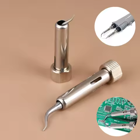 [E] 1Pair 938D Portable Hot Tweezers Mini Soldering Station Solder Tips For BGA SMD Repairing Access