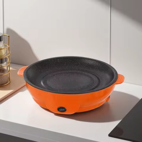 Electrie MultiCooker Electrie Frying Pan 220V Househould Barbecue FriedSteak Fish Omelette Frying Pa