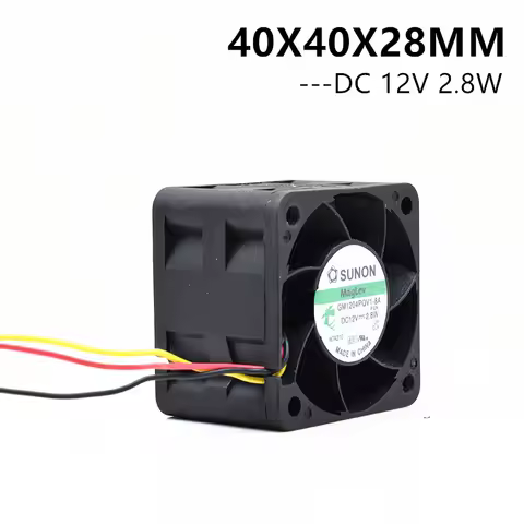 Sunon Maglev 40x40x28mm 4cm 4028 Server Fan 12V 2.8W 1U 2U Server Fan GM1204PQV1-8A Server Cooling F