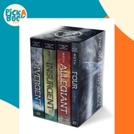 Divergent Series Set : Divergent, Insurgent, Allegiant, Four by Veronica Roth (US edition, paperback