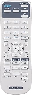 AULCMEET Replacement Remote Control Compatible with Epson Projector Home Cinema 880 V11H979020 VS260