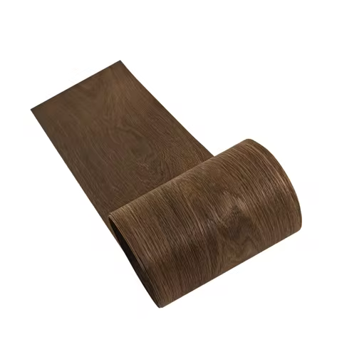 0.5mm Thick Natural Smoked Oak Grain Wood Veneer Sheet 2.5x0.25m (98x9.8inch) DIY Speaker Veneering 