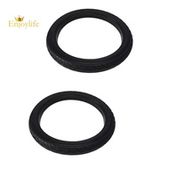 2PCS 16 Inch 16 X 1.75 Bicycle Solid Tires Bicycle Bike Tires 16 X 1.75 Black Rubber Non-Slip Tires Cycling Tyre