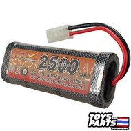 แบตเตอรี่รถบังคับ 7.2V Ni-MH NiMH Battery Pack 2500 mAh. KET-2P Connector For Rc Racing Model Car /