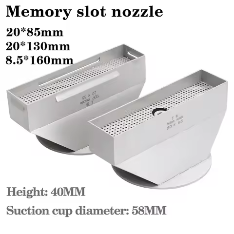 ZM BGA DDR Memory Slot Nozzle – Suitable for Desktop Computers with DDR3, DDR4, and DDR5 Single Slot