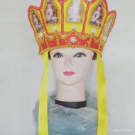 T Tang Monk Hat Costume Journey To The West Props Five Buddha Show Sanzang Sutra Performance Supplie