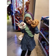 PRELOVED!! Instant shawl kanak² Little Dariena 2 Loops 2 Tones I Instant shawl dua muka