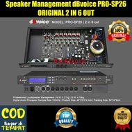 Management Speaker dBvoice PRO SP26 PRO SP 26 PROSP26 ORIGINAL 2 IN 6 OUT DB VOICE DLMS