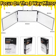 [Focus On The 3 Way Mirror]3 way mirror Three-fold Mirror Three-Sided Mirror Self-Service Haircut Re