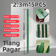 Tiang Besi  pagar 10 pcs Pagar Cyclone Column Iron Column Tiang pagar besi Fence Posts Triangle Stee