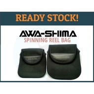 SPINNING REEL BAG AWA-SHIMA BAG REEL BAG MANCING REEL POUCH MESIN MANCING