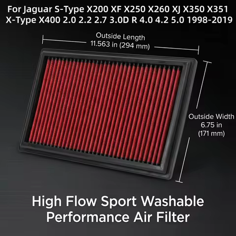 For Jaguar S-Type X200 XF X250 X260 XJ X350 X351 X-Type X400 2.0 2.2 2.7 3.0D R 4.0 4.2 5.0 1998-201