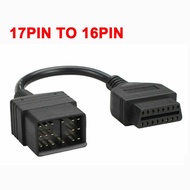 17Pin to 16Pin OBD2 Extension Cable OBD Car Scanner OBD2 Connector Adapter OBD2 Diagnostic Tools For