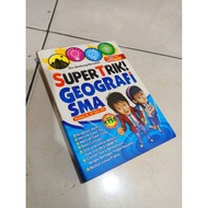 BOOK SALE Original EDUCATIONAL BOOK/ HIGH SCHOOL GEOGRAPHY SUPERTRIK/ / DRS. BAMBANG HERMANTO/ QUEST