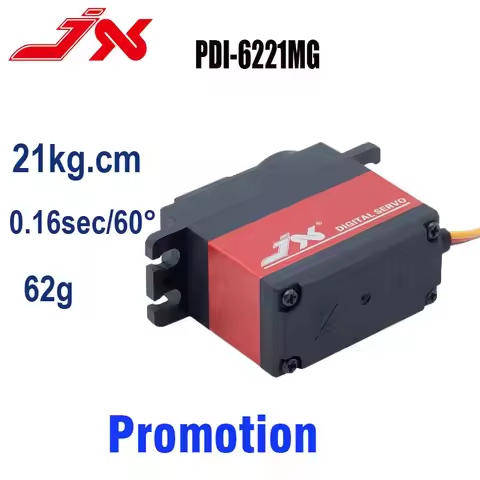 JX PDI-6221MG 180° 360° 20KG Large Torque Digital Metal Gear Coreless Servo For 1/10 1/8 Car Crawler