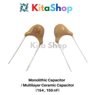 Monolithic Capacitor / Multilayer Ceramic Capacitor (154 , 150 nF)