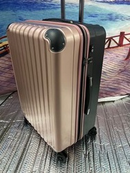 28吋玫瑰金與黑色併色可擴展行李箱旅行箱 28 inch expandable lugguage 32 x 48 x 71