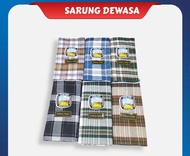 SARUNG HDS 210 B MOTIF SAMARINDA UKURAN DEWASA