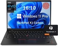 Lenovo ThinkPad X1 Carbon Gen 9 Laptop, 14.0" 1920 x 1200, Intel EVO Core i7-1185G7 vPro, IPS Low Blue Light 100% sRGB, Thunderbolt4, Fingerprint, Windows11 Pro W/Mouse Pad