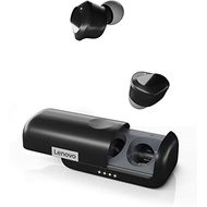 Lenovo True Wireless Bluetooth 5.0 IPX5 Wireless Headset Waterproof with USB-C Quick Charge and Integrated Microphone