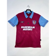 1995-97 West Ham home football shirt retro version jersey Soccer Version Customized Name and Number