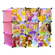 AS 9.5 Cubes Princess DIY Cabinet Wardrobe (146 x 37 x 110cm)