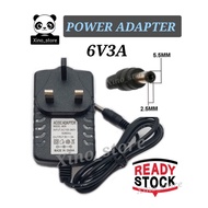 6v 3a AC to DC Power Supply Adapter 6v3a AC/DC ADAPTER SWITCHING POWER SUPPLY 5.5MM x 2.5MM 6v 3000m