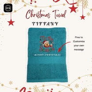 Personalised Christmas towel | Winnie The Pooh Design Towel | Christmas Gift Exchange Idea