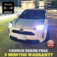 Toyota CHR / Yaris Cross / Aqua 6500k White LED Headlight / Fog Light Bulb Error Free H8 H11 T15 901