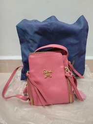 Salad 流蘇 水桶包 粉紅色手袋