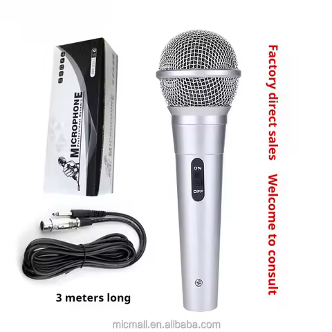 2026 Portable Wired Microphone Karaoke Home Amplifier Speaker Conference Computer Speaker Dynamic Li
