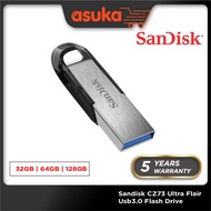 Sandisk CZ73 16GB/32GB/64GB/128GB Ultra Flair Usb3.0 Flash Drive