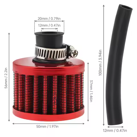 212cc 196cc 12mm Air Filter Fit for Honda Predator Coleman GX160 GX200 CT200U BT200X CT200U MB200 Mi
