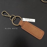 Drive Safe Keychain with Gift Box [Gift for Boyfriend] Boyfriend Gift ideas, Leather Keychain