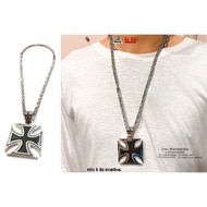 สร้อยคอ Ironcross กางเขน สร้อยคอกางเขน สร้อยคอโซ่ โซ่สร้อยคอ สร้อยโซ่ สแตนเลสแท้100% Stainless 316Lแ