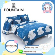 Cinnamoroll:ผ้าปูที่นอน(ไม่รวมผ้านวม) ยี่ห้อ Fountain