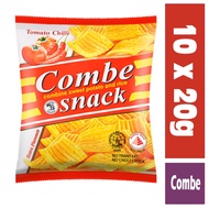 Combe Snack TOMATO CHILI (25g) 10pack (healthy choice LOGO)
