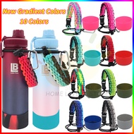 2PCS Aquaflask Accessories 12oz-64oz Gradient Color Rope Tumbler Aquaflask Paracord Silicone Boot