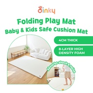 [KORMAT] Folding Play Mat — 4cm Thick, 8-Layer High Density Foam | Baby & Kids Safe Cushion Mat
