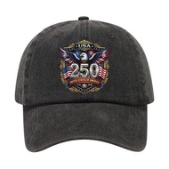 Foreign Trade Amazon Hot-selling USA USA 250th Anniversary Printed Washed Distressed Baseball Cap Su