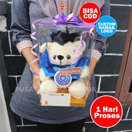 Boneka Wisuda Teddy Bear Ber Tedy Costom Kecil Mini Kado Wisudah Murah Hadiah Ulangtahun Grosir ulta