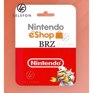 NS Region Nintendo switch eshop card top up (BR) Tambah Nilai Kad Hadiah eshop
