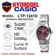 Anti-scratch Casio LTP 1241 Hydrogel Women's Watch