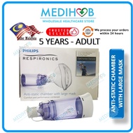 ✿Philips Respironics OptiChamber Diamond with Mask Aerochamber (0-18months1-5years5years+)❤