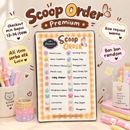 PREMIUM SCOOP ORDER COLOR REQUEST CHAT ADMIN