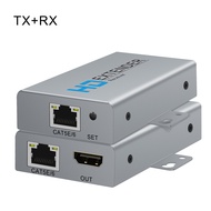 NEW 50M HDMI Over IP Network Extender 1080P HDMI Transmitter by RJ45 CAT5e CAT6 LAN Extensor Like HDMI Splitter Support POE