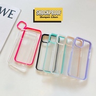 Thickened Drop Case For iphone 15 15 PRO 15 Pro Max 15 PLUS Casing 3 in 1 Candy Color